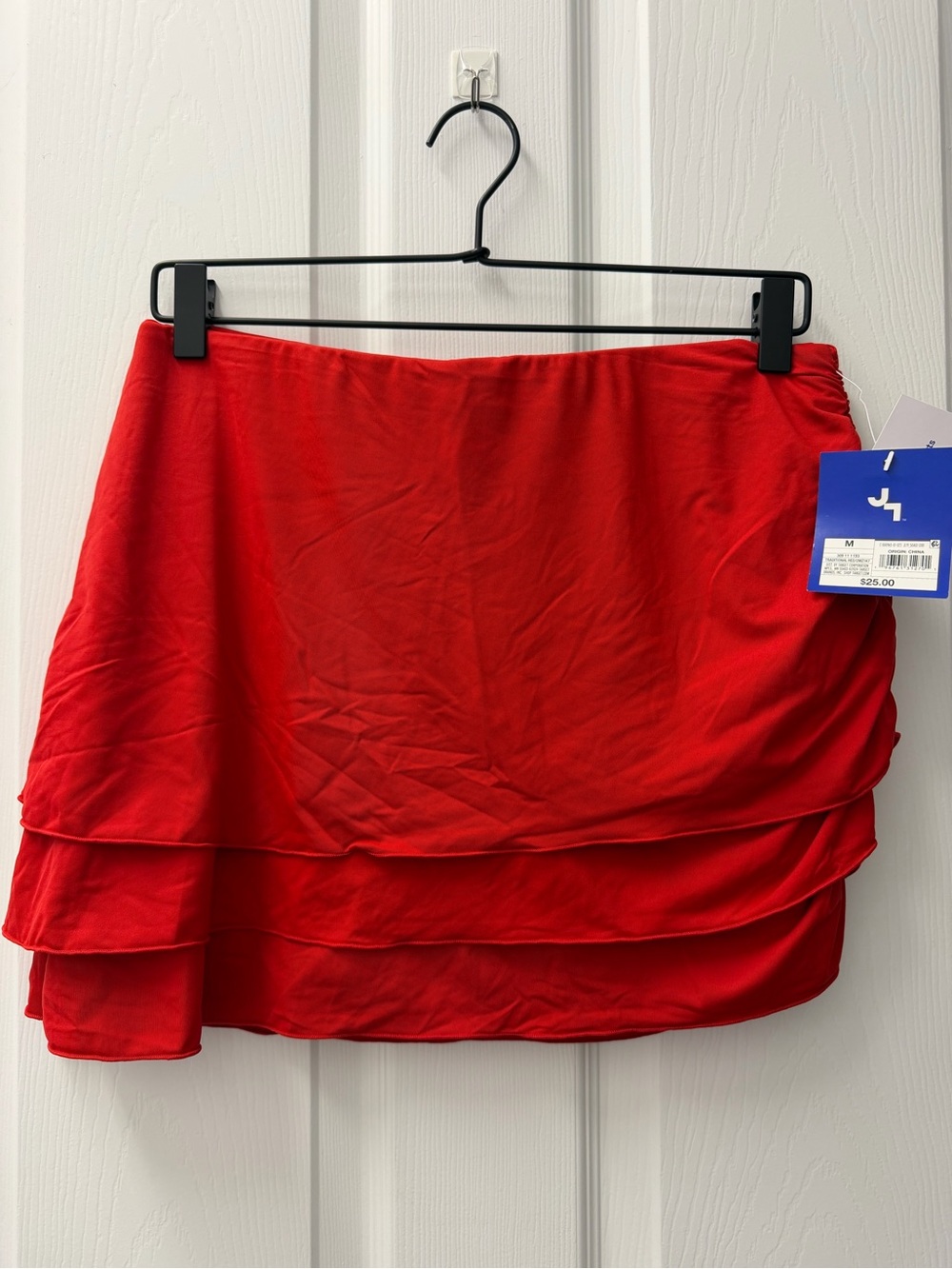 Target Red Tiered Mini Skirt